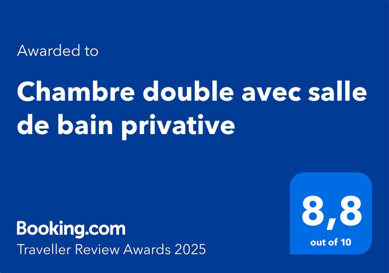 Chambre Double Avec Salle De Bain Privative Auxerre Extérieur photo